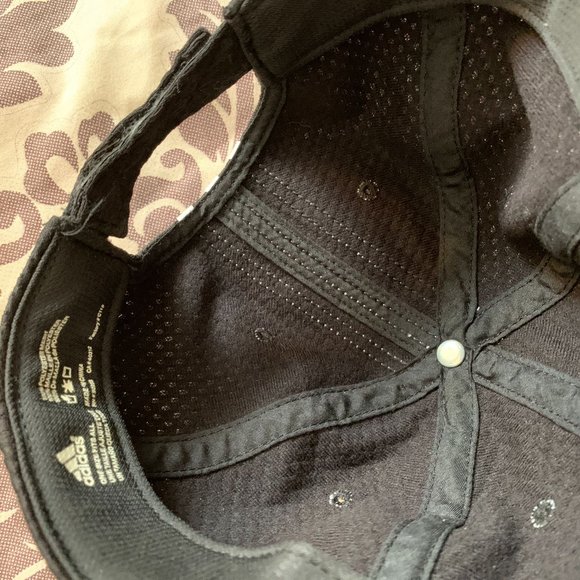 ADIDAS Baseball Cap Black White logo - Picture 3 of 6